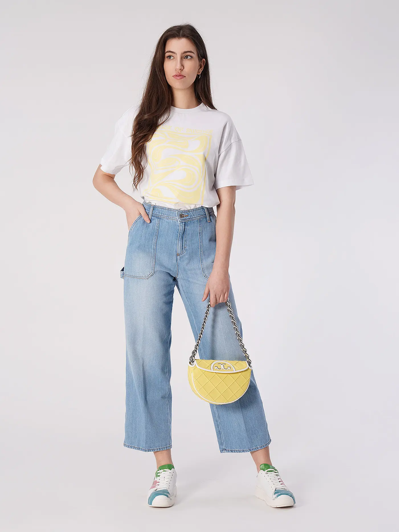 BRAX | Jeans Wide Leg 7/8 MAINE S | hellblau